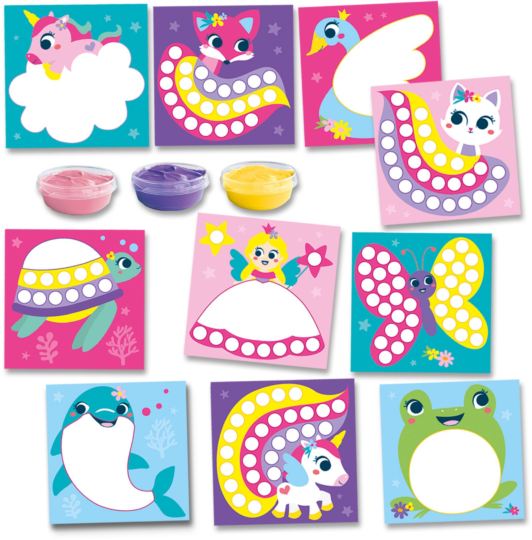 Kreativní sada SES Kreativní barva na otisky prstů 14446