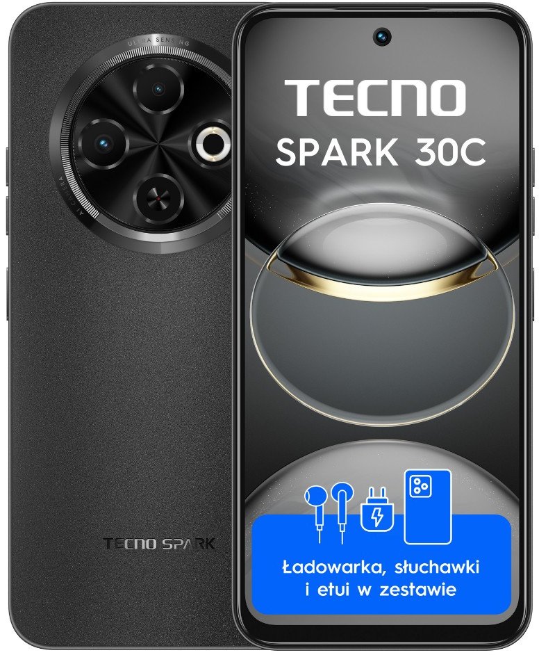 TECNO SPARK 30C 16,9 cm (6.67 ) Dual SIM Android 14 USB Type-C 8/256 GB 5000 mAh Černá