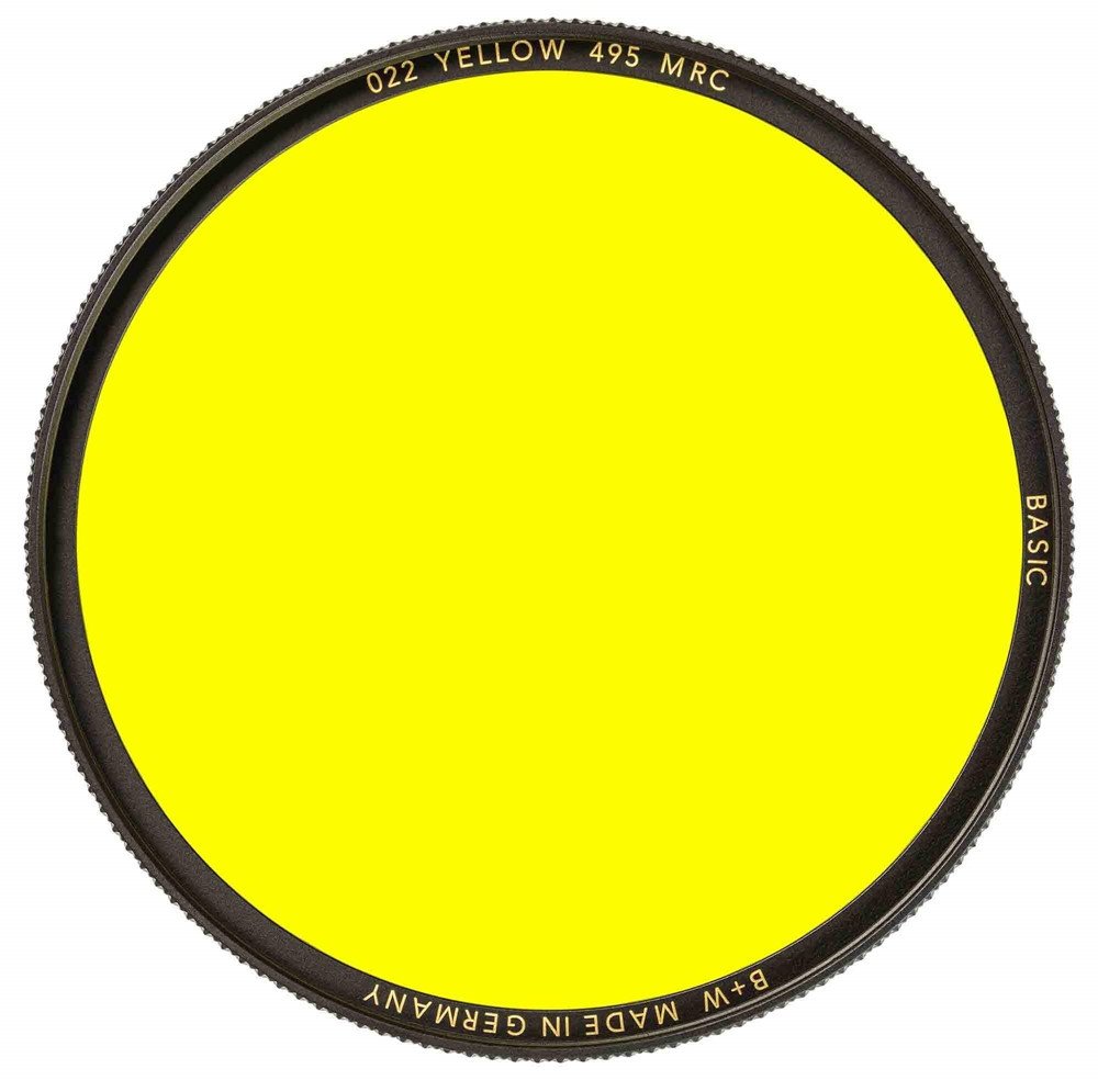 B+W Filter 55mm yellow 495 MRC Basic