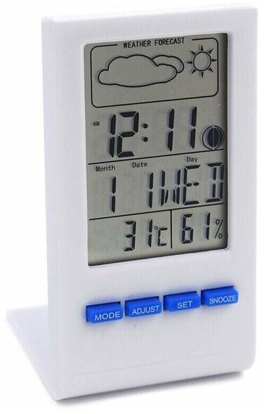 Q91A meteostanice WEATHER STATION HYGROMETER + HODINKY