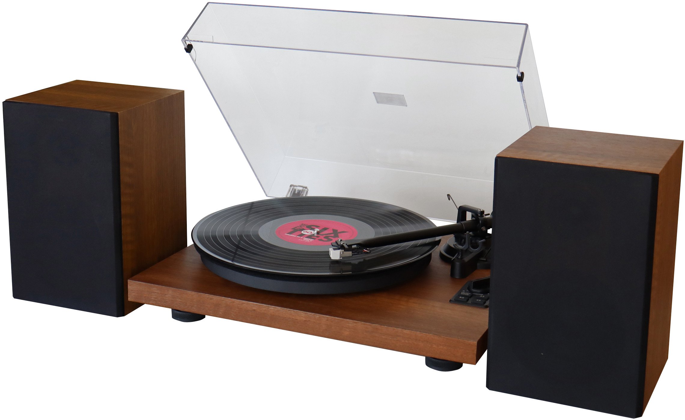 Soundmaster GRAMOFONY PL711BR, 2X18W, BT, PC kódování, 2pásmové basreflexové reproduktory