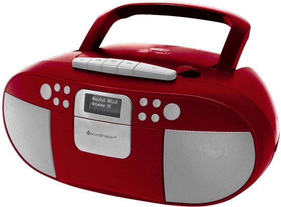 BOOMBOX SOUNDMASTER SCD7800RO DAB+/FM-RDS, CD/CD-R/RW/MP3, USB, BT AUX-IN CASSETTE
