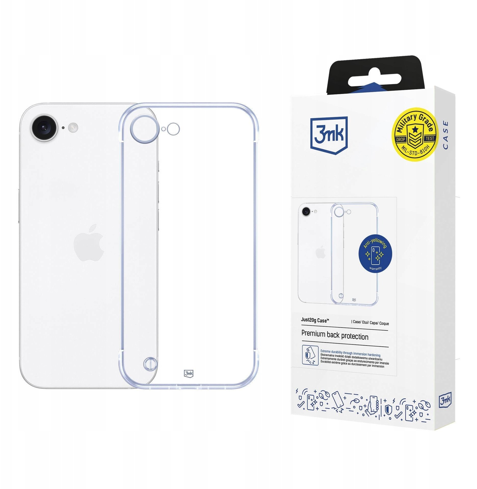 3mk Just20g Clear Case pro Apple iPhone 16E