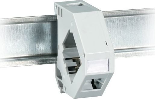 EFB Adaptérový držák na DIN lištu pro modul Keystone, 1 port