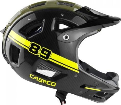 Casco Cyklistická helma MTBE Full-Face Carbon neon M
