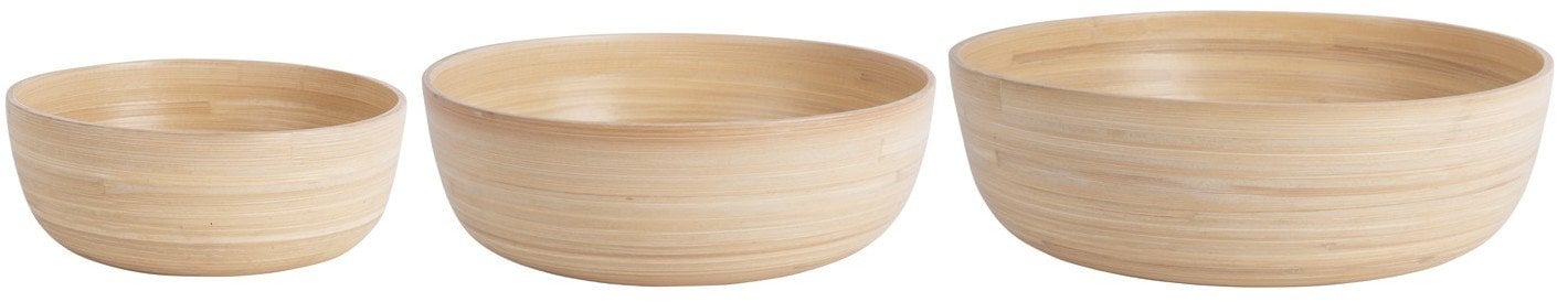 Sada bambusových misek PURO, 3 kusy