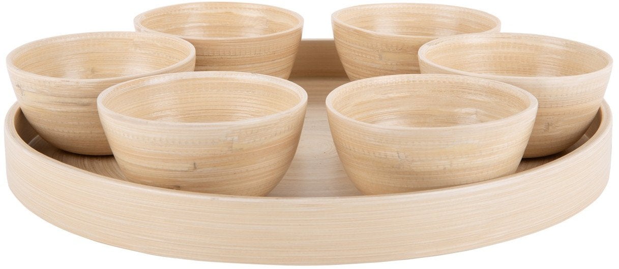 PURO misky na svačinu 6 kusů + tác