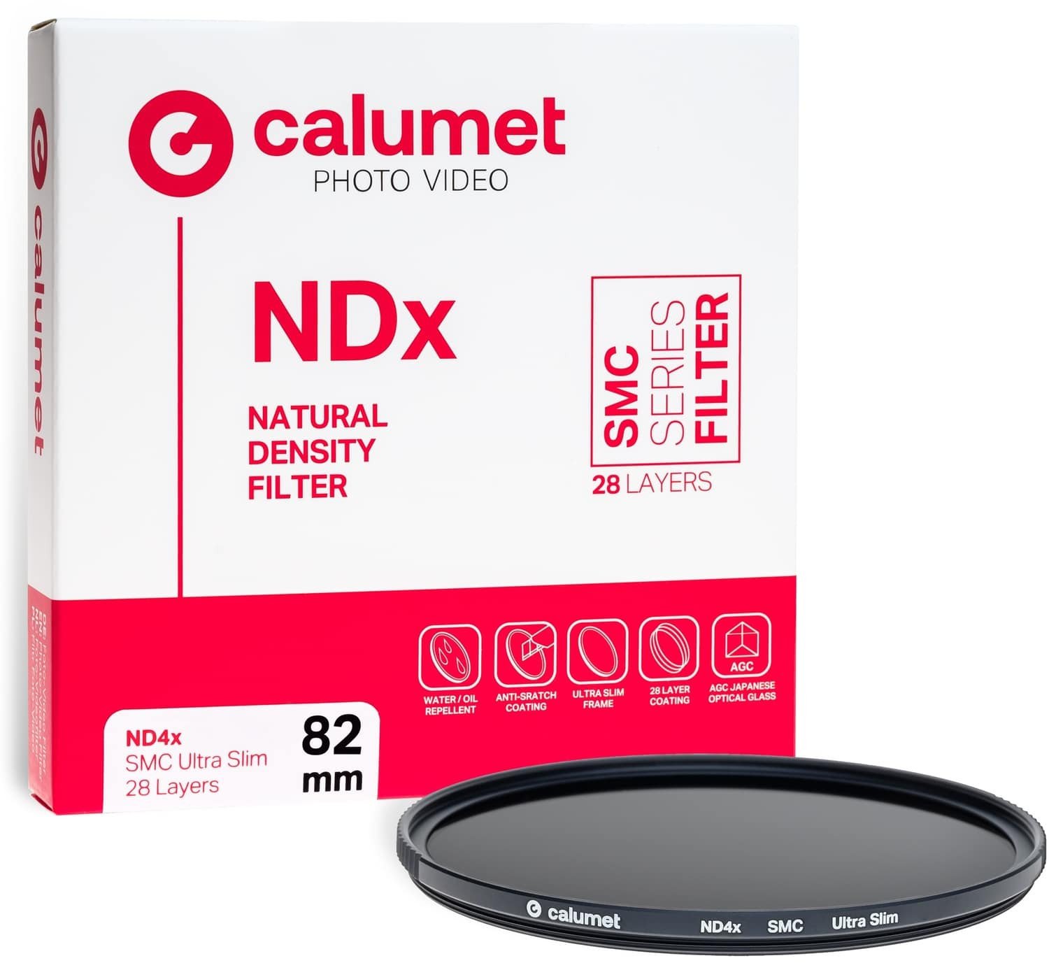 Calumet filtr Calumet ND4x SMC filtr 82 mm Ultra Slim 28 vrstev