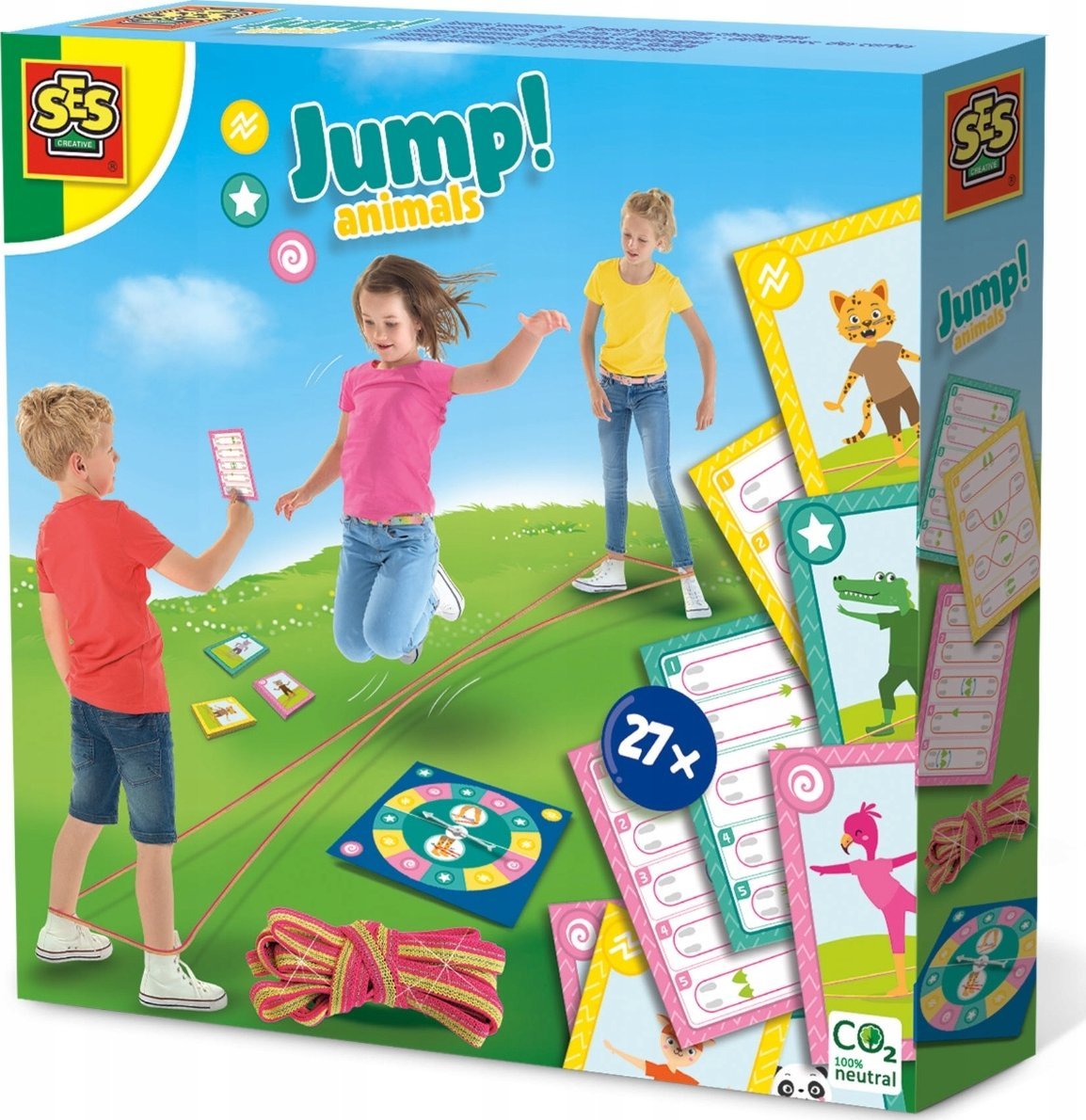SES_CREATIVE Venkovní hra SES Creative Jump! Zvířata, 02248