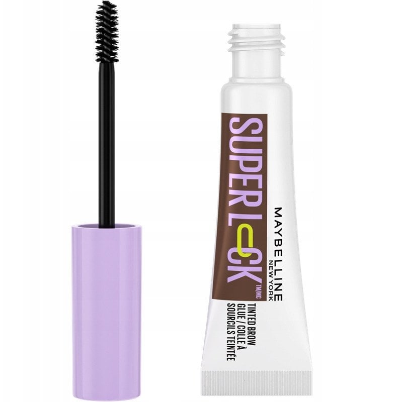 Catrice MAYBELLINE_Super Lock Brow Glue gel na úpravu obočí Tmavě hnědá 7 ml