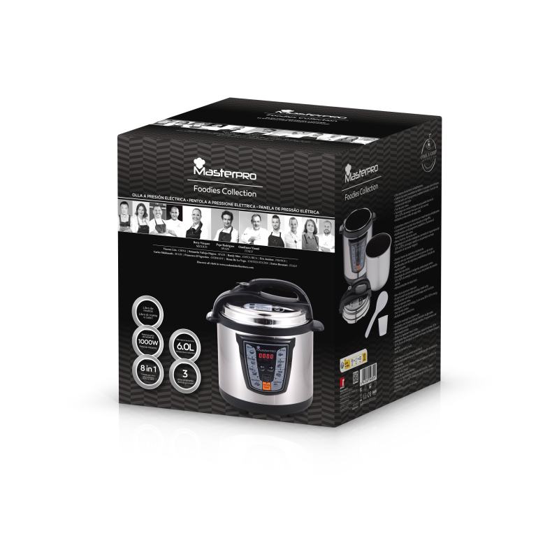 Tlakový hrnec elektrický FOODIES 6 litrů 1000W BGMP-9079