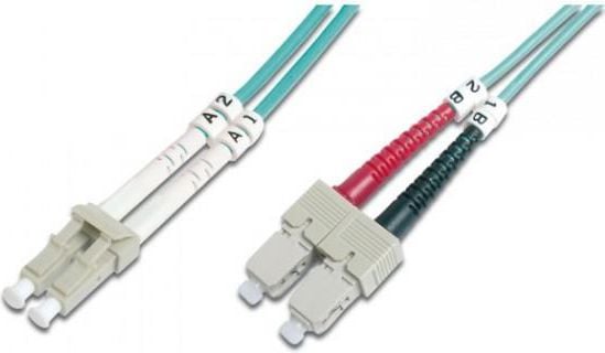 Intellinet Network Solutions Optický patchcord LC-SC Duplex 3m 50/125 OM3 Multimode (302723)