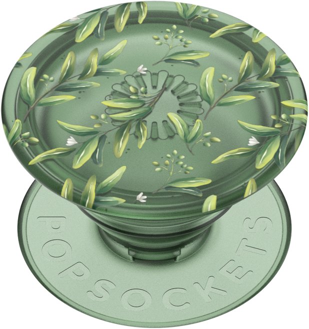PopSockets Držák a stojan na telefon PlantCore Grip olivově zelený 807373