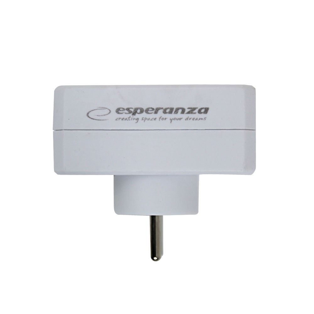 Esperanza ELK305W Elektrický rozdělovač 2 zásuvky bílý