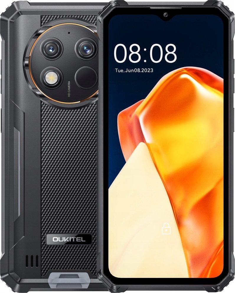 OUKITEL Chytrý telefon G1 4G 6/256GB IP69K černý