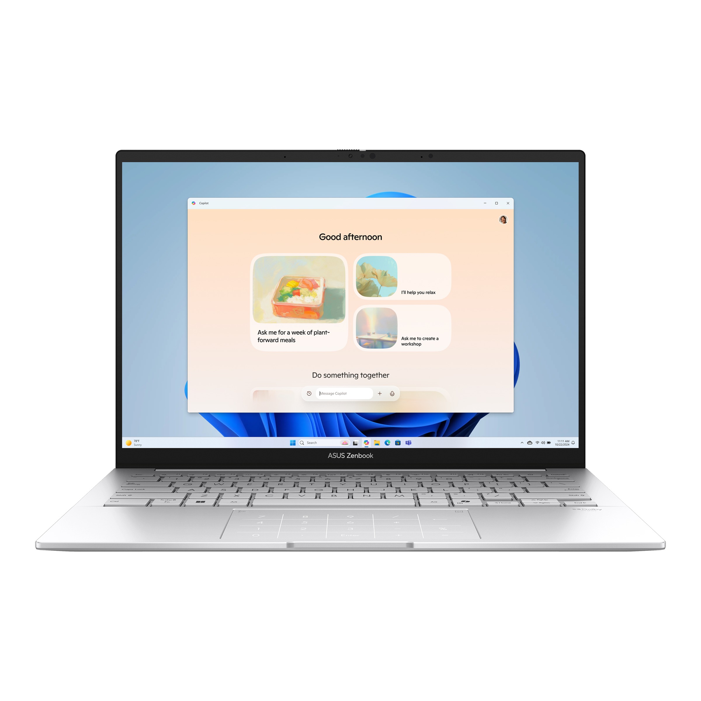 ASUS Zenbook 14 OLED/UX3405CA-OLED233X/U9-285H/14 /WUXGA/T/32GB/1TB SSD/Arc 140T/W11P/Silver/2R