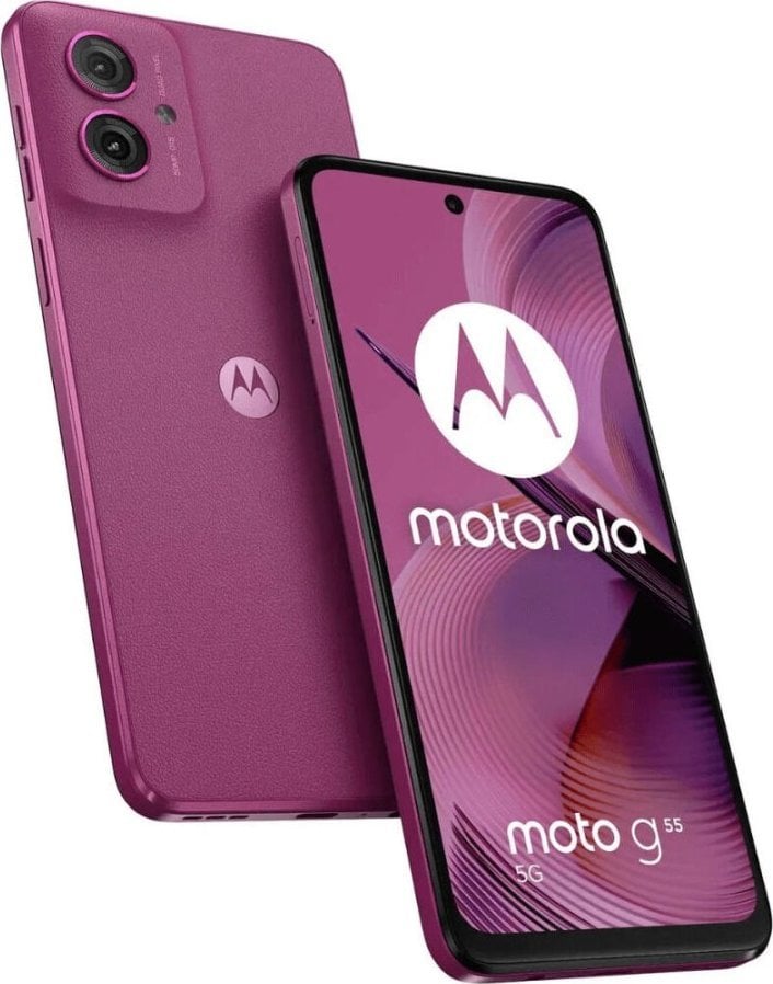Motorola Moto G55 5G 8/256GB chytrý telefon Twilight Purple (PAXT0019PL)