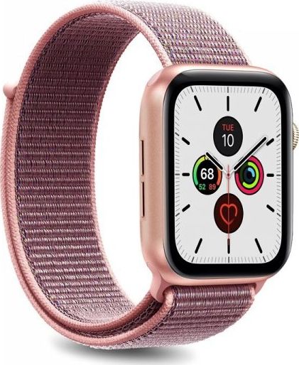 Puro PURO Apple Watch Band - Nylonový řemínek pro Apple Watch 42 / 44 mm (růžový)