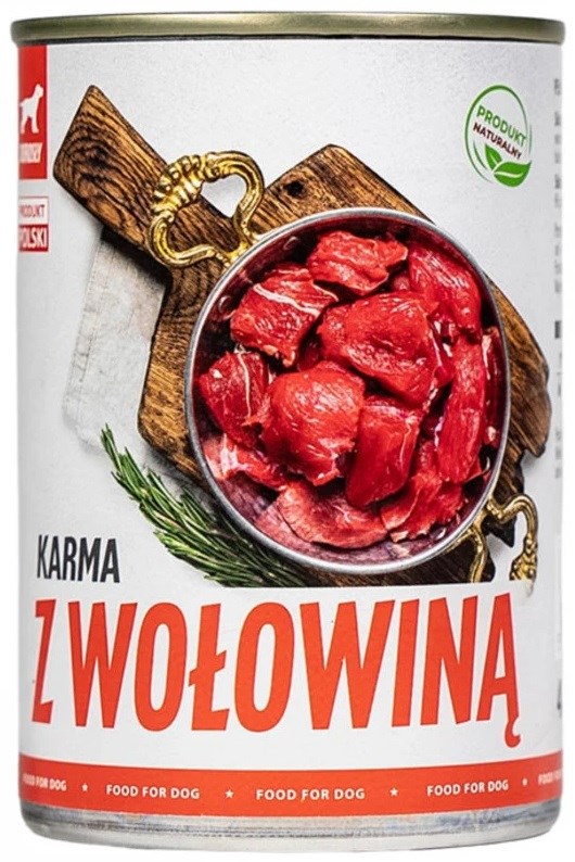 TufTuf TUF TUF Krmivo pro hovězí maso - Mokré krmivo pro psy - 800 g