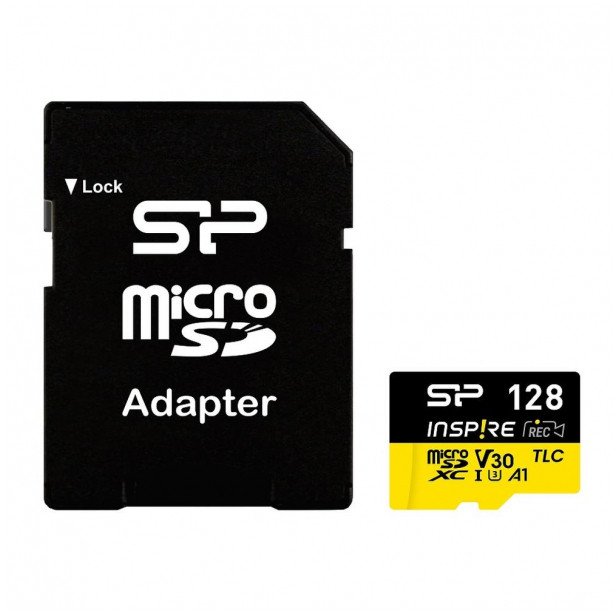 Silicon Power Paměťová karta Inspire 128GB UHS-I U3 A1 V30 4K TLC microSDXC