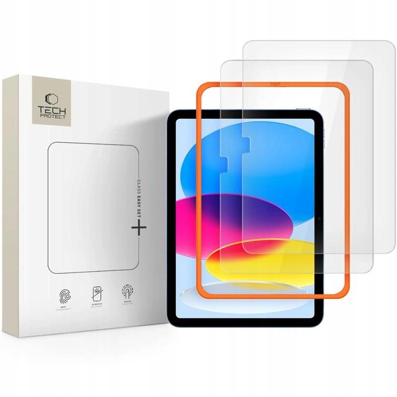 4kom.pl TVRZENÉ SKLO TECH-PROTECT EASY SET+ 2-BALENIE PRO IPAD 10,9” 10 / 2022 / 11” 11 / 2025 ČIŘÉ