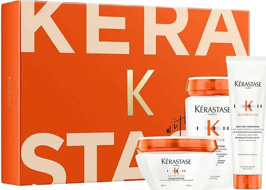 Kerastase Nutritive sada šampon na vlasy 250ml + vlasová maska 200ml + termální vlasový nektar 150ml