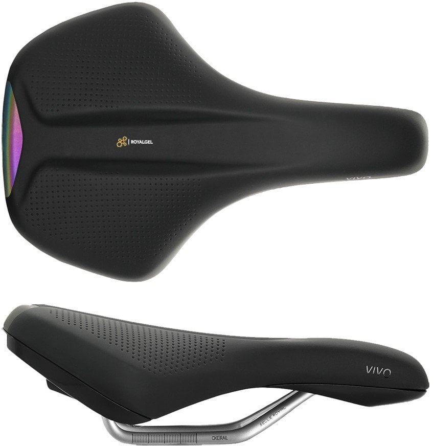 Selle Royal SELLEROYAL VIVO MODERATE sedlový gel 60 stupňů, reflexní, unisex