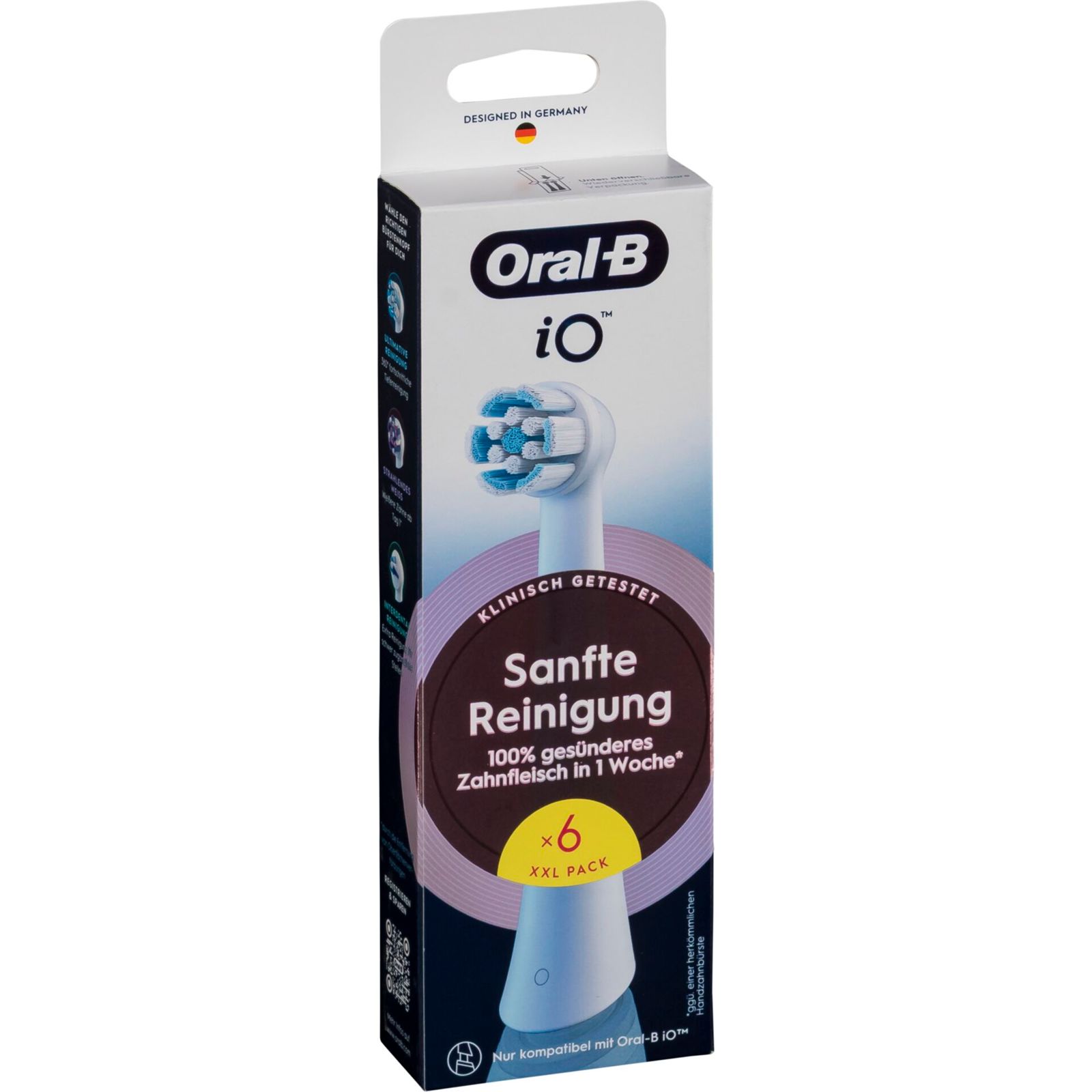 Oral-B iO Aufsteckbürsten Sanfte Reinigung 6er