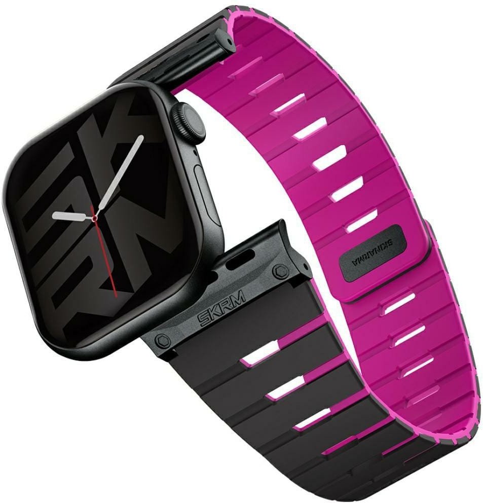 SKINARMA Řemínek Gemini pro Apple Watch 42/41/40 mm, midnight