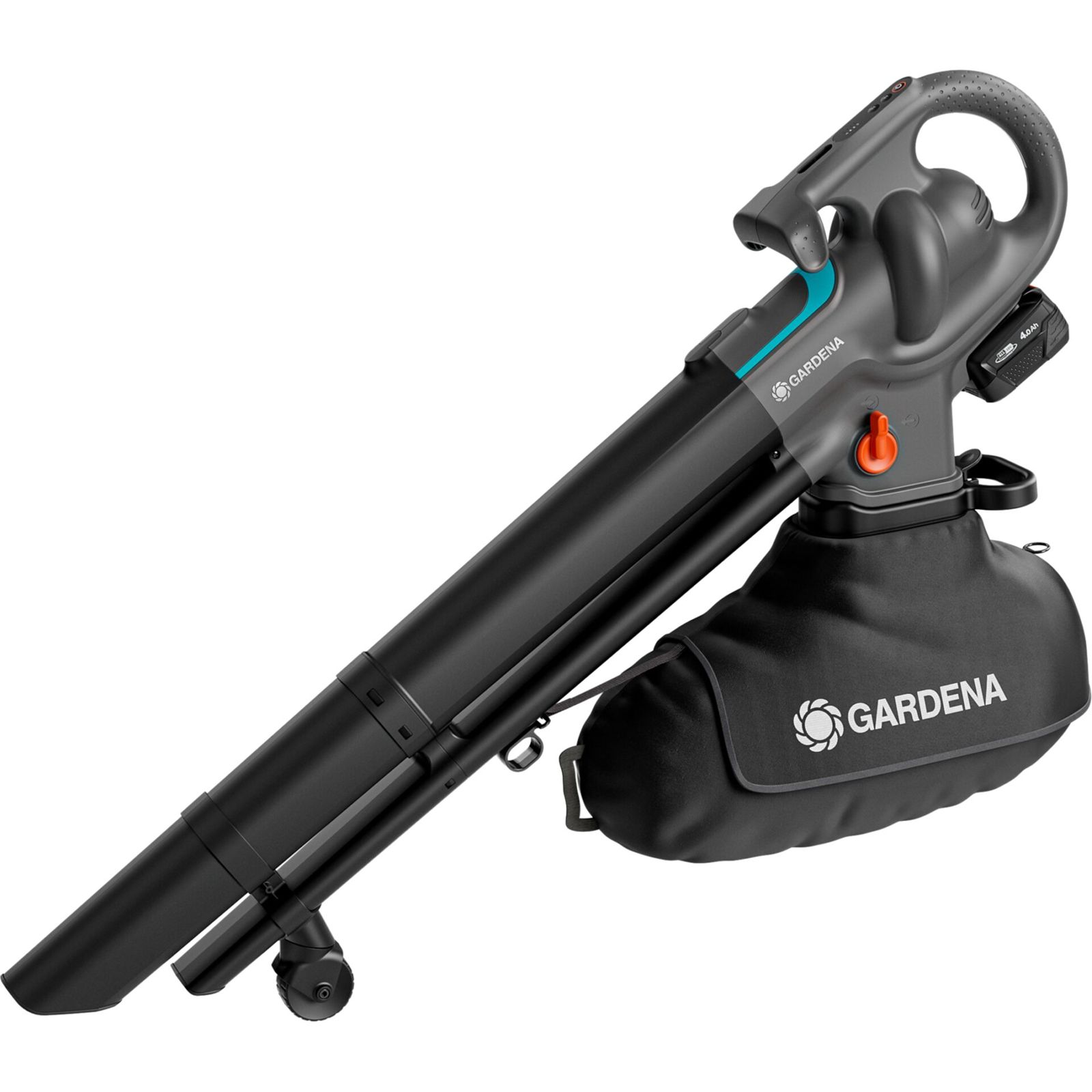 GARDENA akumulátorový vysavač/foukač listí PowerJet Collect 18V P4A, sada připravená k použití