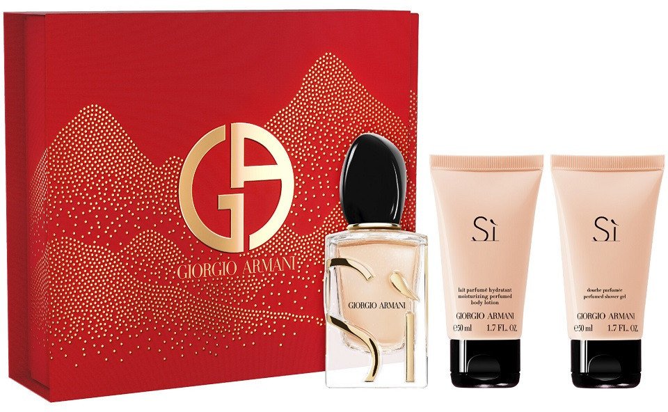 Giorgio Armani SADA Si EDP sprej 50ml + TĚLOVÉ MLÉKO 50ml + SPRCHOVÝ GEL 50ml