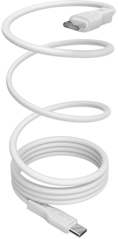 Puro Magnetic USB-C - USB-C 60W USB 3.2 (20 Gbps) 1m magnetický kabel - bílý