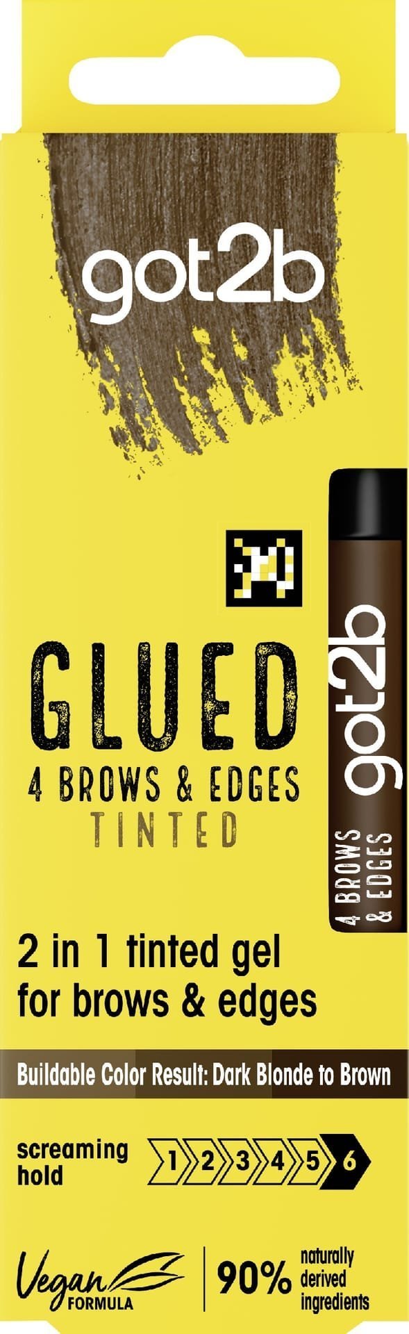 Got2B GELOVÁ fixace Glued na obočí 4 hnědé 16 ml
