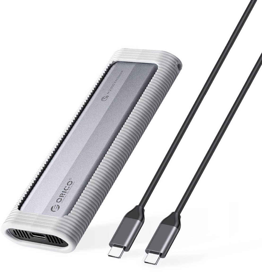 Orico Pouzdro na disk AXM2S-G2 M.2 NVME / NGFF USB-C 10Gb/s - šedé Pouzdro na disk AXM2S-G2 M.2 NVME / NGFF USB-C 10Gb/s - šedé