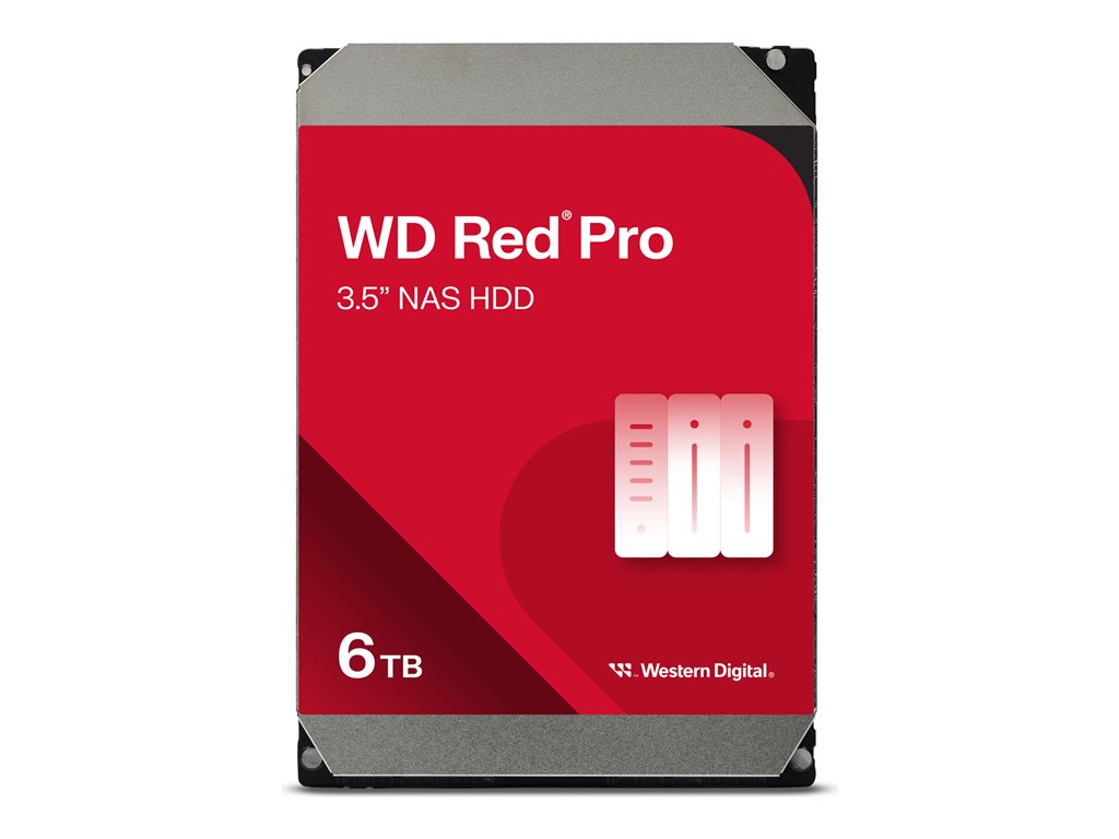 WD Red Pro NAS pevný disk 6TB