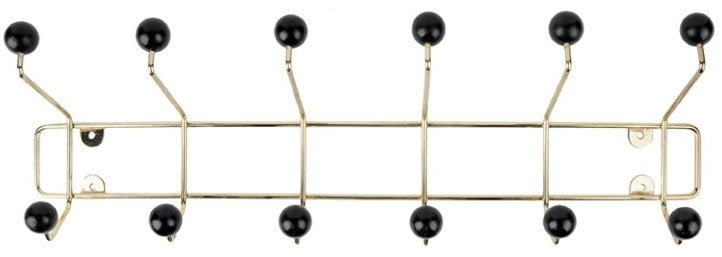 Goodhome Nástěnný věšák na oblečení SATURNUS GLAM, 53,5 cm