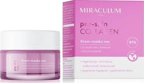 Miraculum Collagen Pro-Skin noční krémová maska na obličej 50 ml