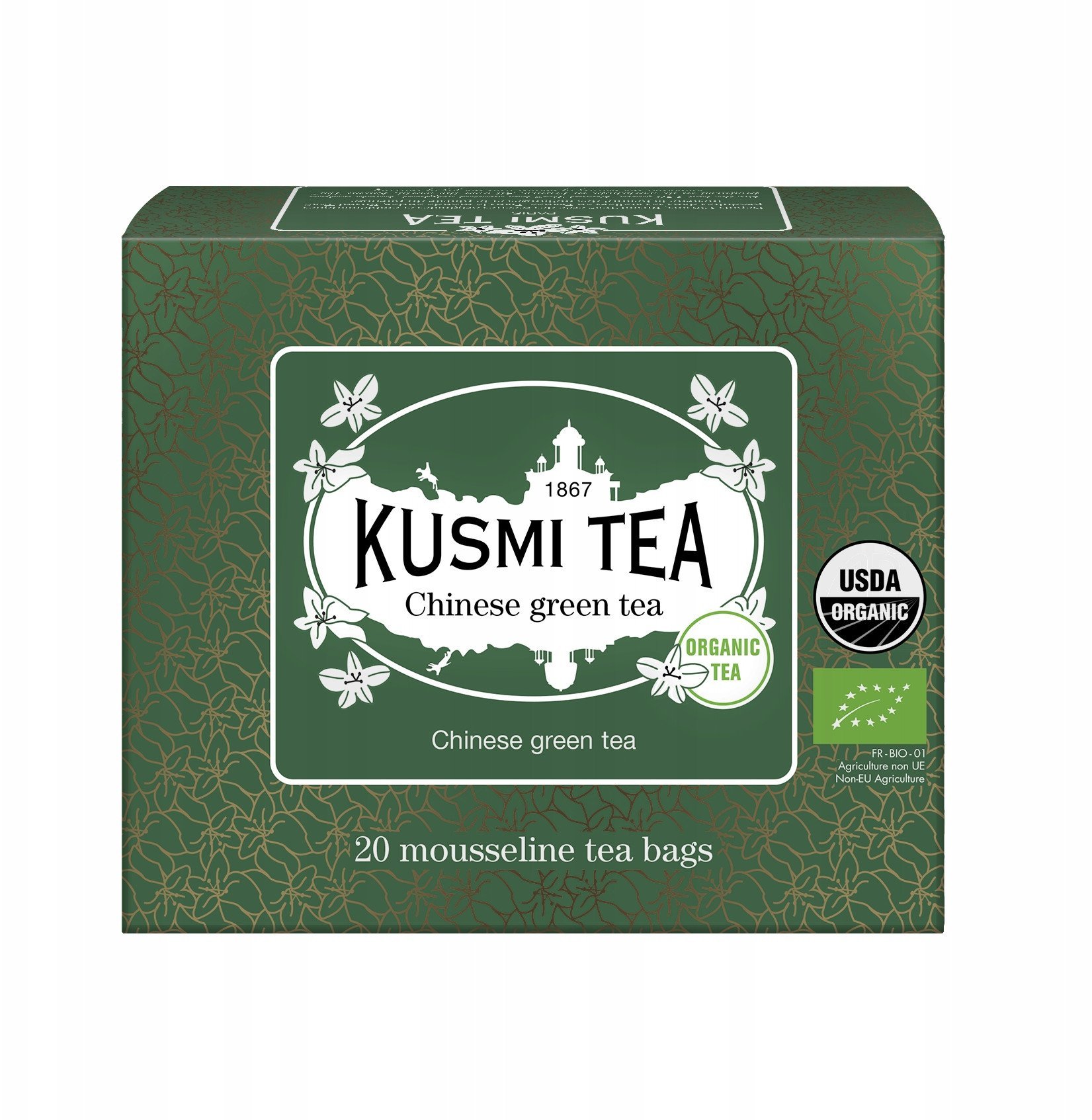 Brown House & Tea Kusmi Tea - čínský zelený čaj - čaj 20 sáčků