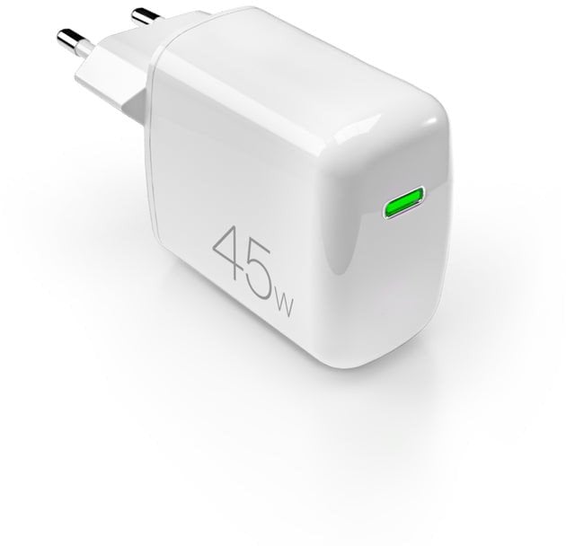 Puro Nabíječka Super Mini 45W PD GaN USB-C do zásuvky - bílá