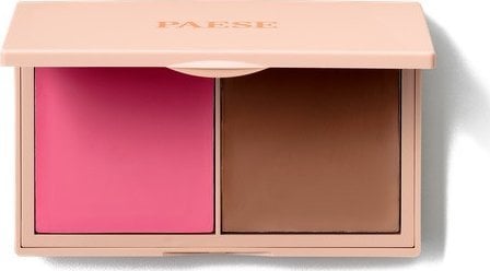 Paese Kiss My Cheeks konturovací paleta krémový bronzer + studená tvářenka 15g
