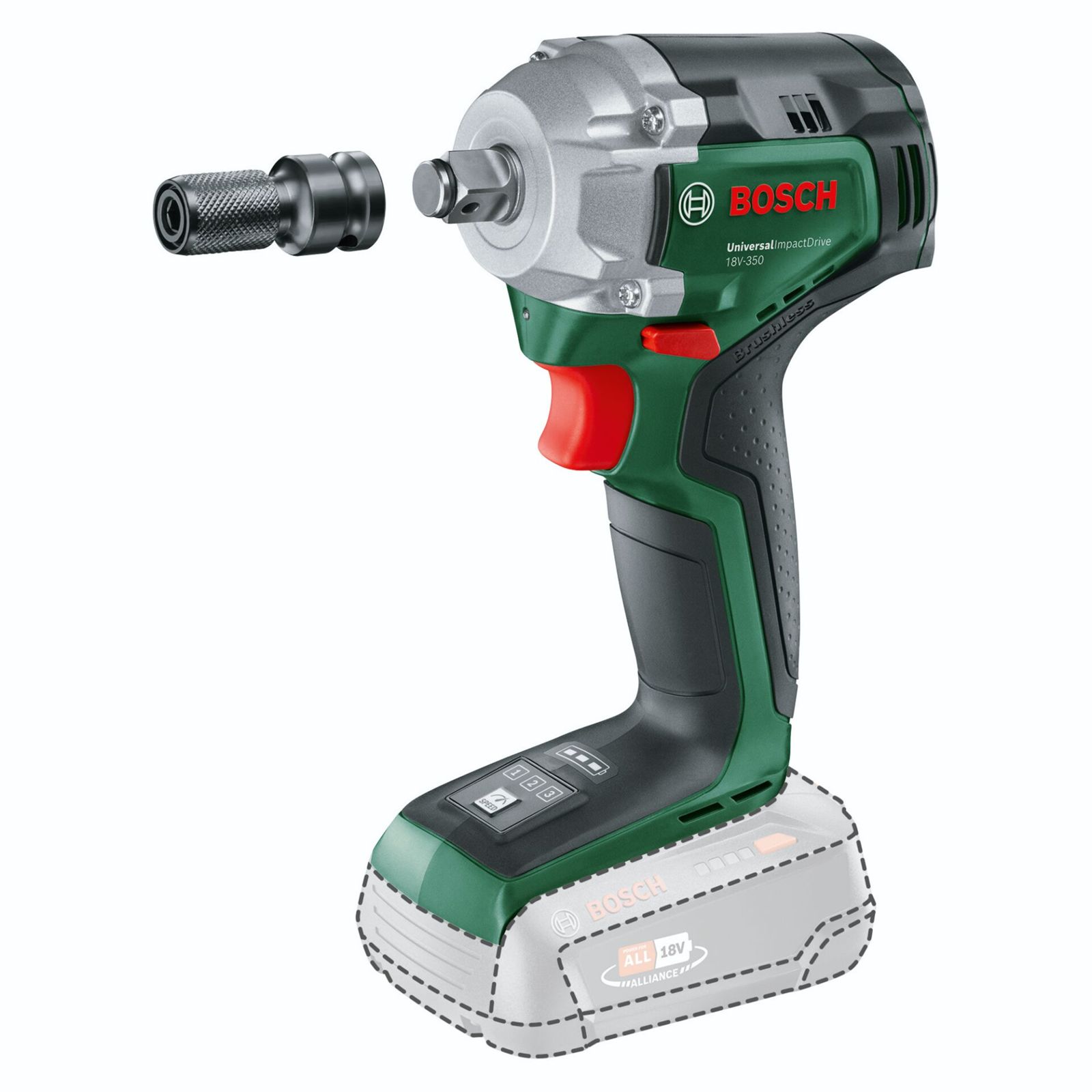 Bosch UniversalImpactDrive 18V-350 solo Aku rázový utahovák