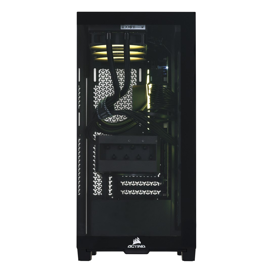 Actina 5901443415947 PC AMD Ryzen™ 7 7800X3D 32 GB DDR5-SDRAM 2 TB SSD AMD Radeon RX 9070 XT Midi Tower Černá