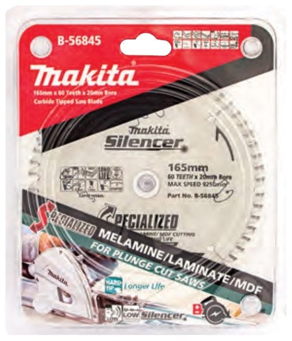 Makita KRUHOVÁ PÍLA 165x20mm MDF/LAMINÁTY 60ZUBOV