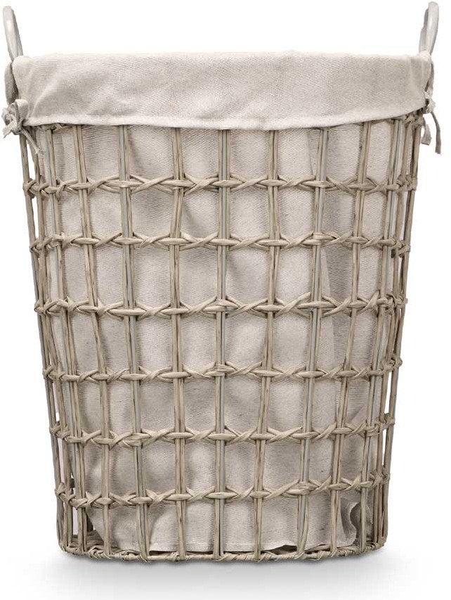 Kipit Koš na prádlo s látkovou vložkou a rukojeťmi, 58 cm