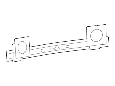 Ergotron LX Pro - Montá?ní sada (oblouk, 2 čepy, upínací prvky) - pro plochý panel - dual direct, conversion kit - bílá - velikost obrazovky: 27  - rameno monitoru