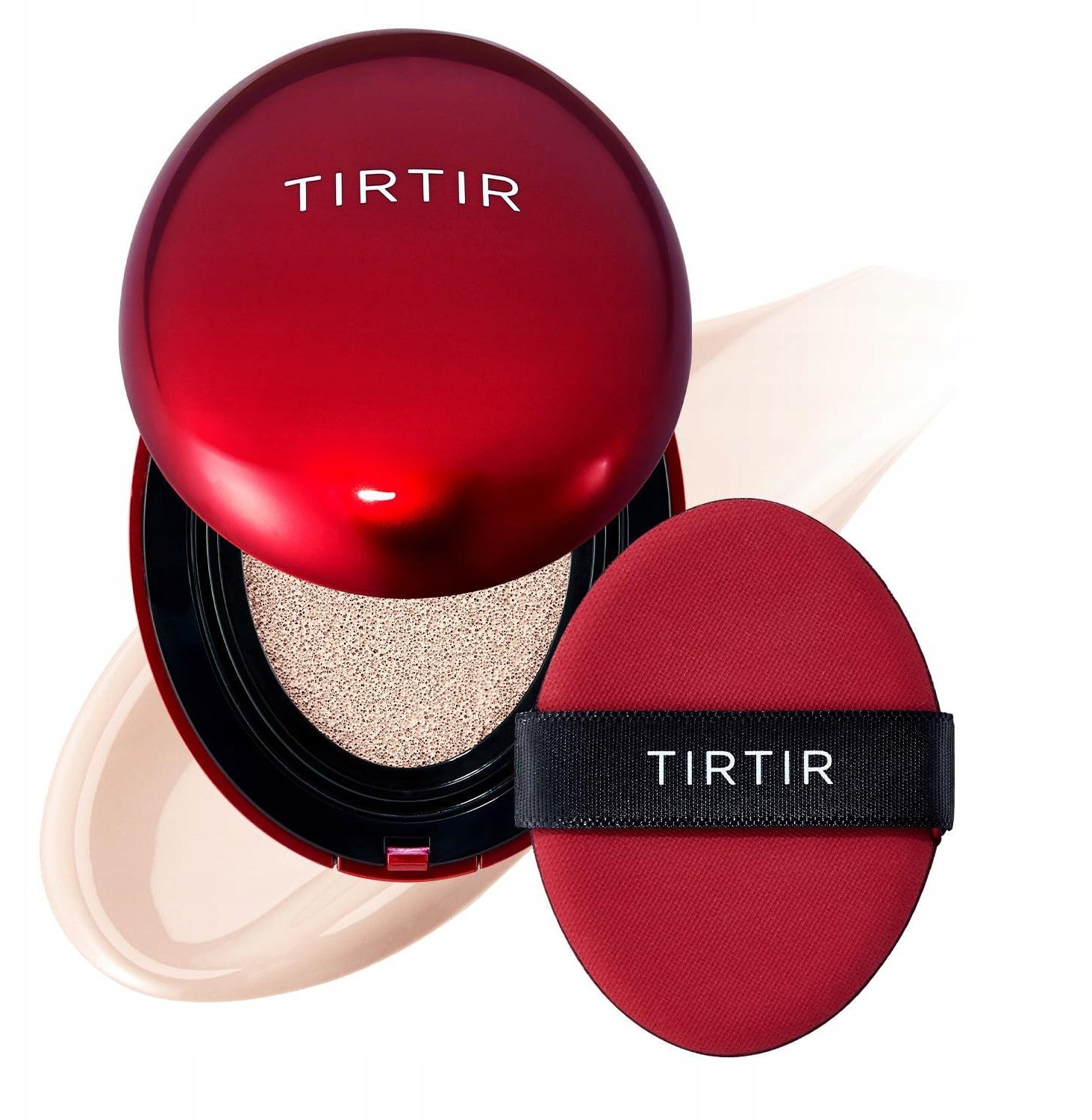 Alkotest TIRTIR - Mask Fit Raudon Cushion - Dlouhotrvající podkladová báze pod obličej v polštářku - 13N Fair Ivory - 18g
