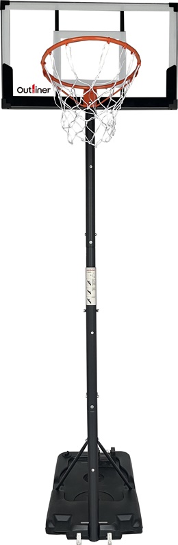 Basketbalový stojan s deskou a košem, 45 cm, 97 cm x 57 cm
