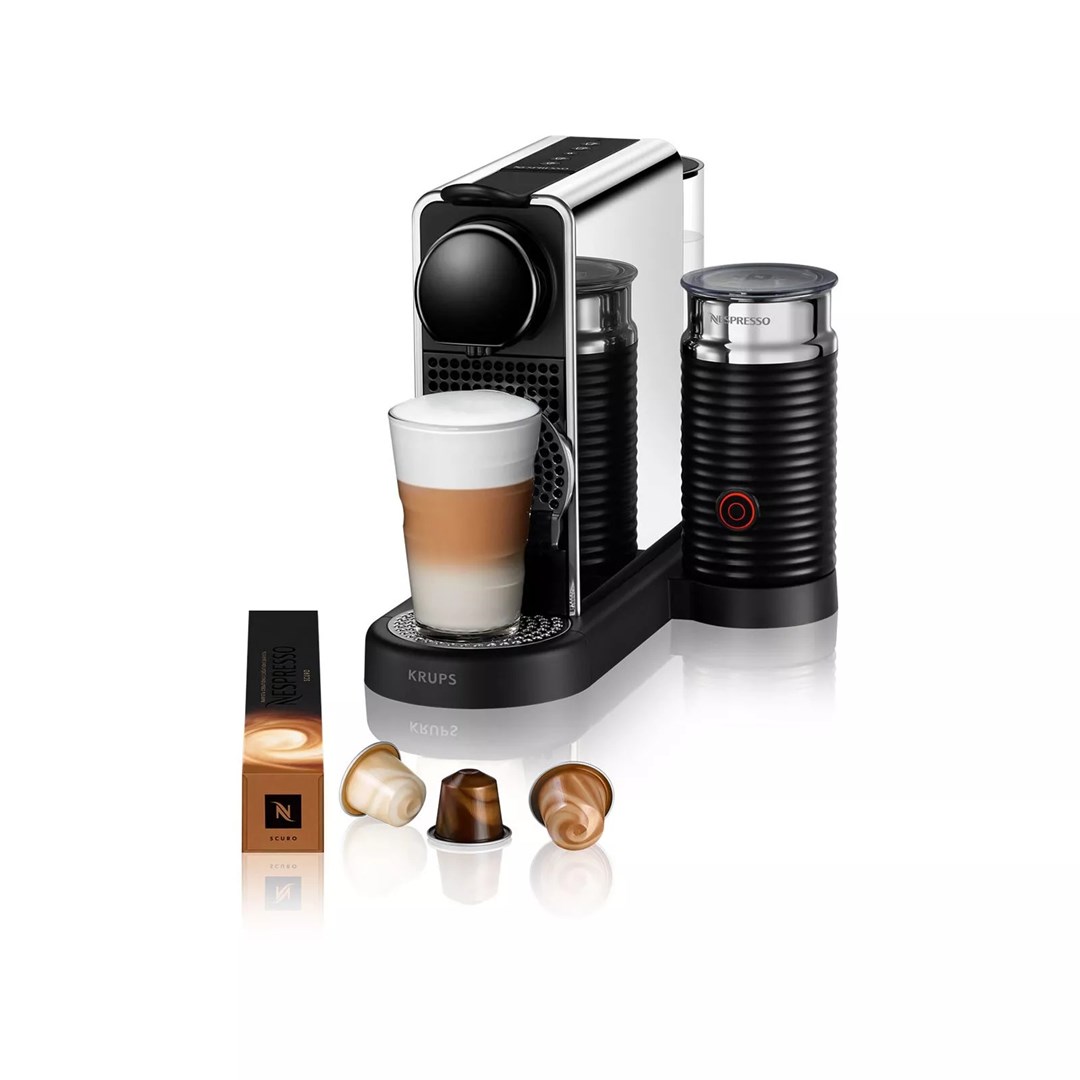 Kávovar na kapsle KRUPS Nespresso Citiz Platinum & Milk XN630D 1 l