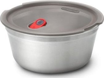 Black & Blum Obědový box/kulatá ocelová nádoba L 950 ml. / ČERNÁ+MODRA