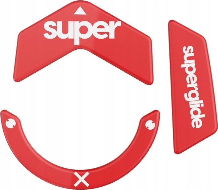 Pulsar Skleněné brusle Superglide Logitech G502 X Raudon Pakaitiniai Pele nohy